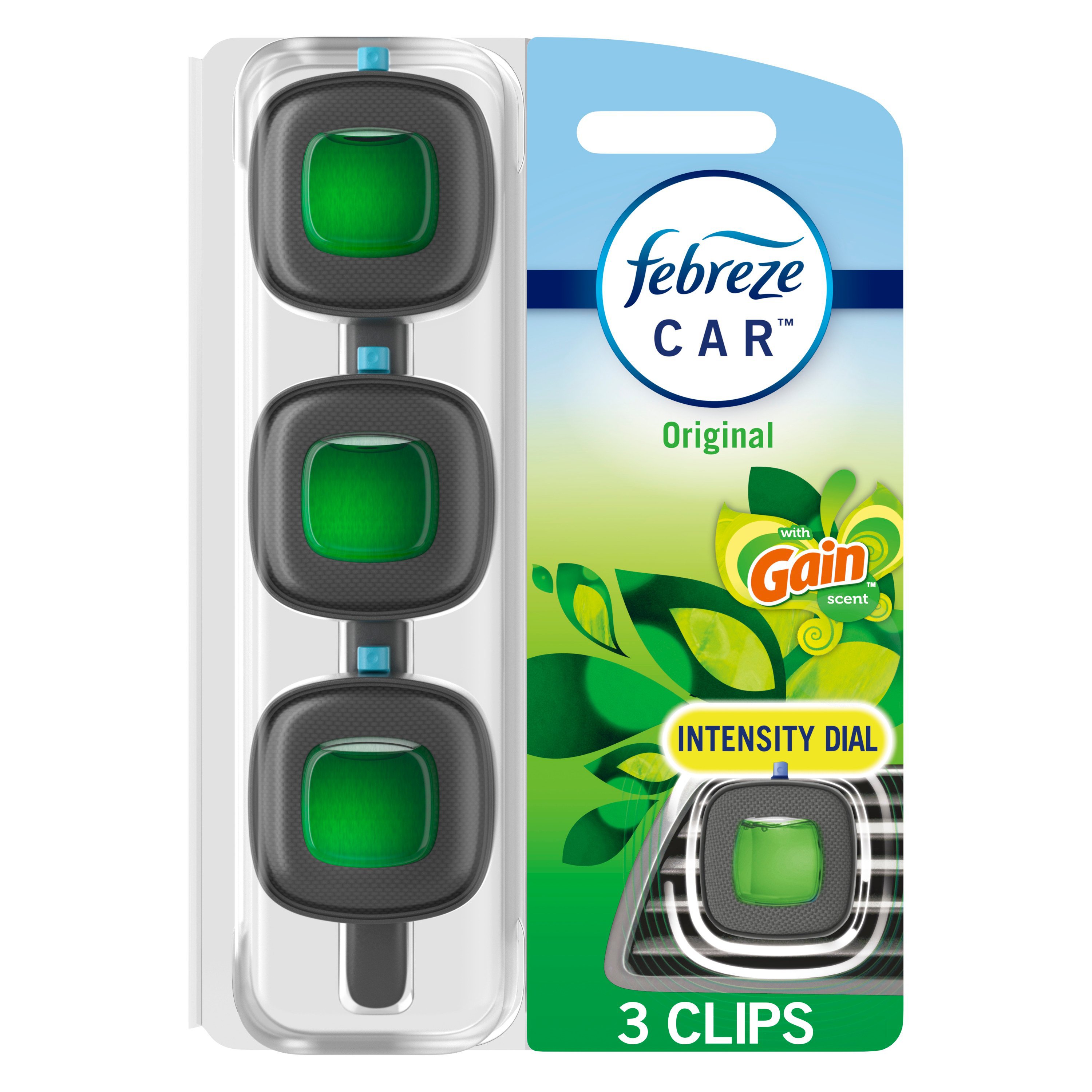 Febreze Car Gain Original Scent Air Freshener Vent Clips Shop Air