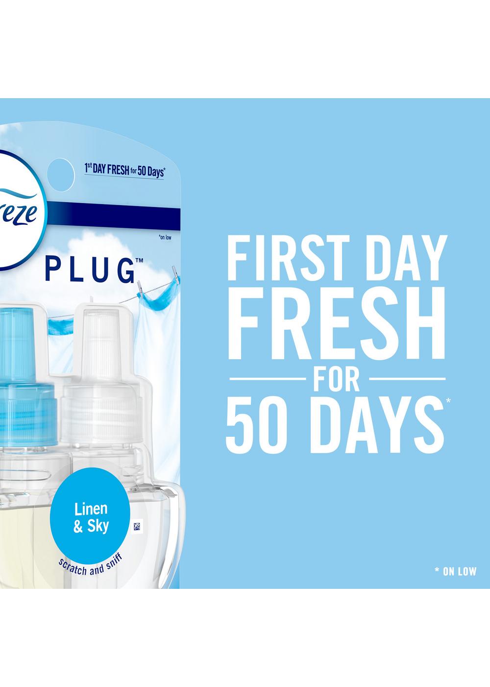 Febreze Plug Linen & Sky Scented Oil Refills; image 5 of 11