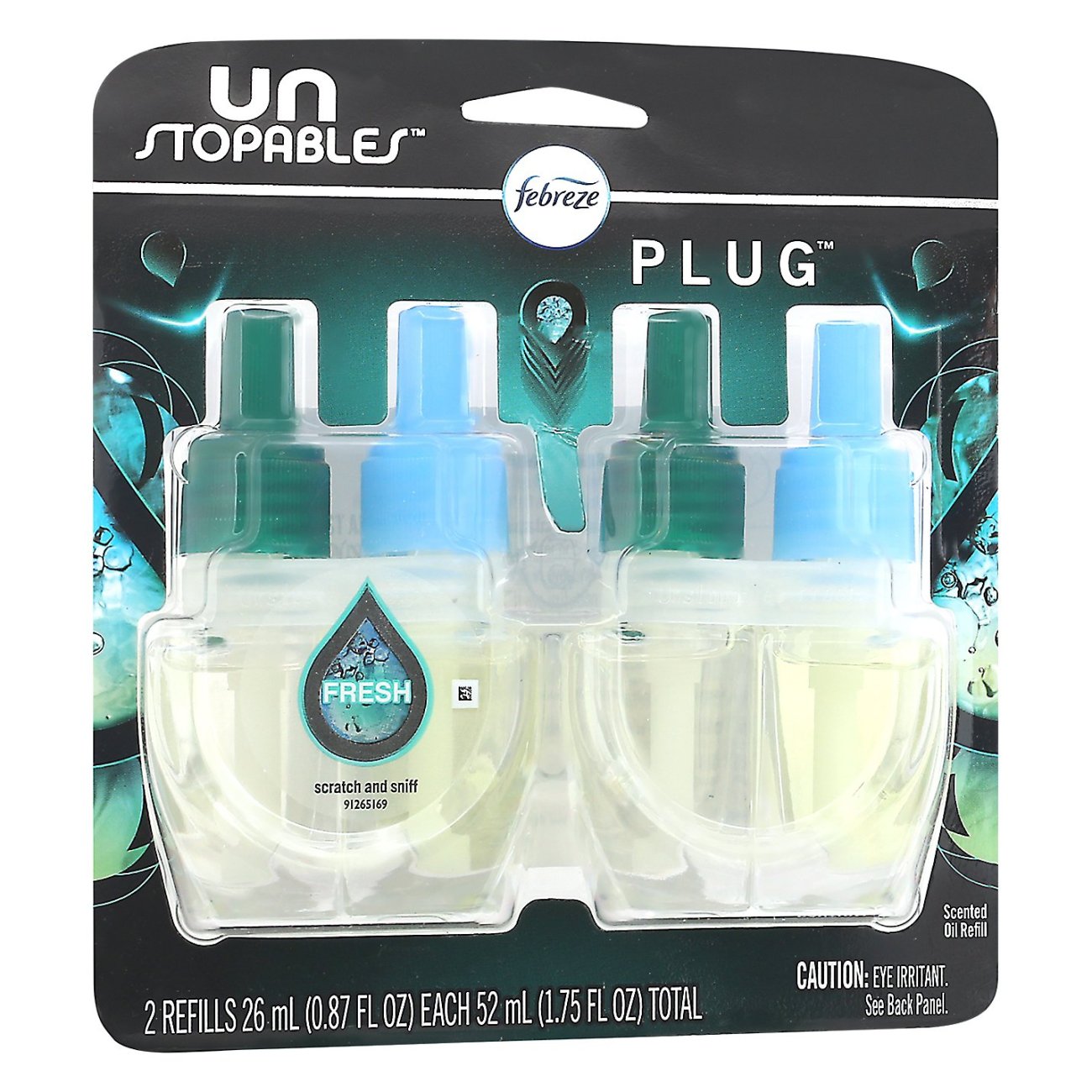 Febreze Plug Unstopables Fresh & Flirty Scented Oil Refills Shop Air