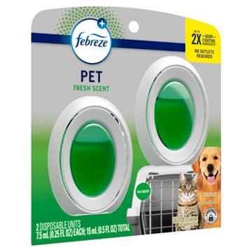 Febreze Bathroom Air Freshener, Odor-Fighting, Heavy Duty Pet Scent