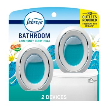 Febreze Bathroom Air Freshner - Honey Berry Hula, 2 ct