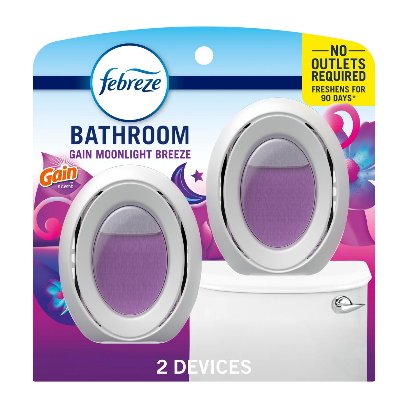 Febreze Small Spaces Air Freshener - Moonlight Breeze with Gain Scent; image 1 of 9