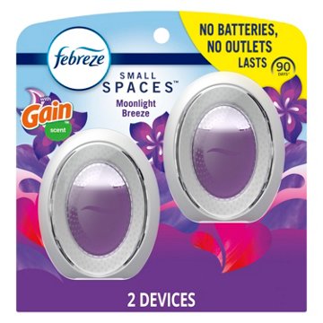 Febreze Bathroom Air Freshener - Moonlight Breeze with Gain Scent, 2 ct
