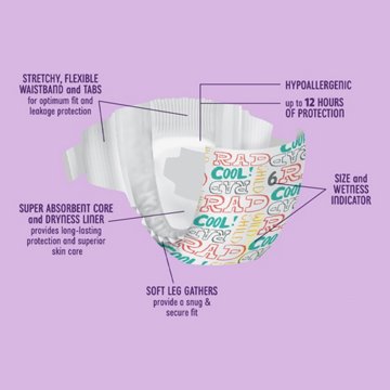 H-E-B Baby Large Pack Diapers - Size 6, 112 ct