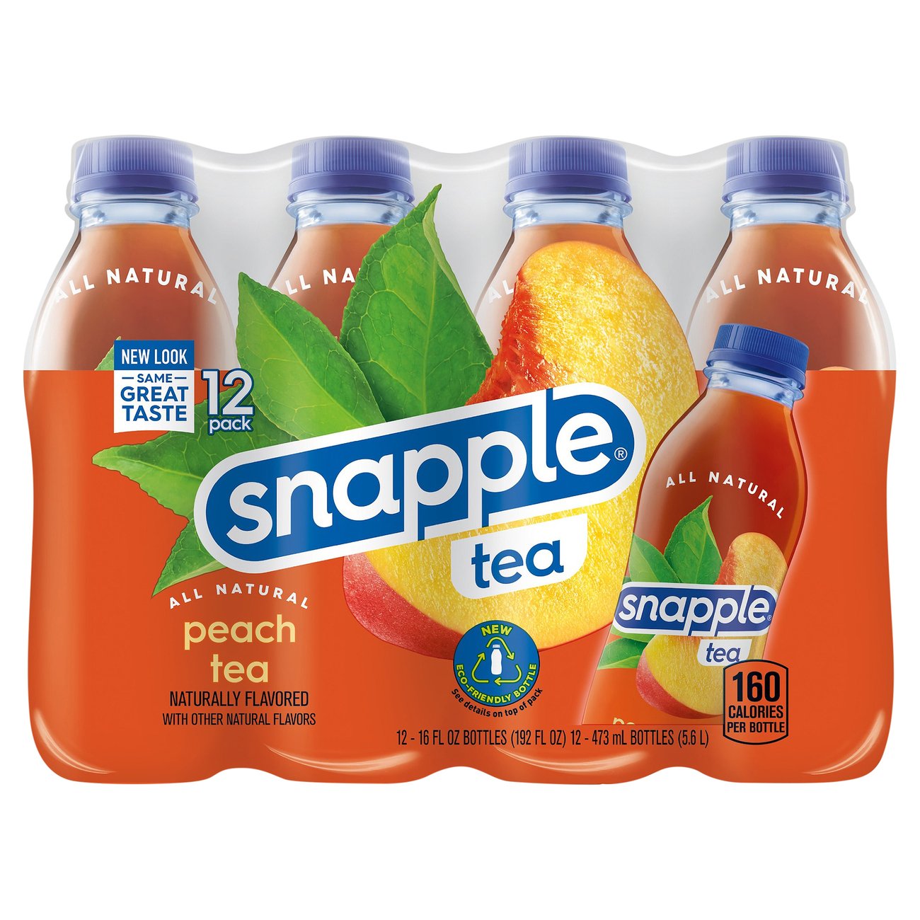 Snapple Peach Tea 16 oz Bottles Shop Tea at HEB