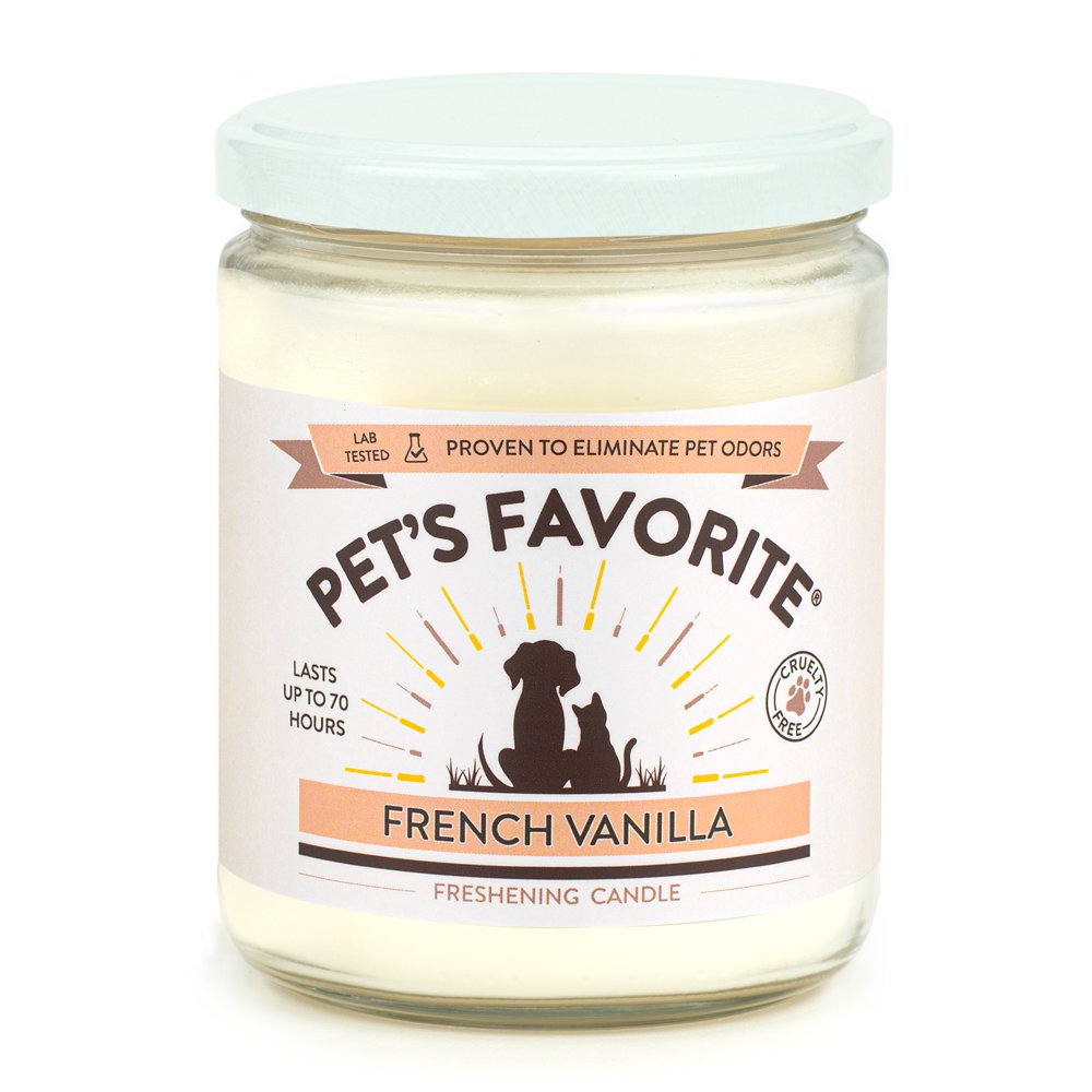 Pet's Favorite French Vanilla Candle, 12 oz