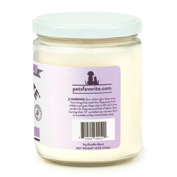 Pet's Favorite Calming Lavender Candle, 12 oz