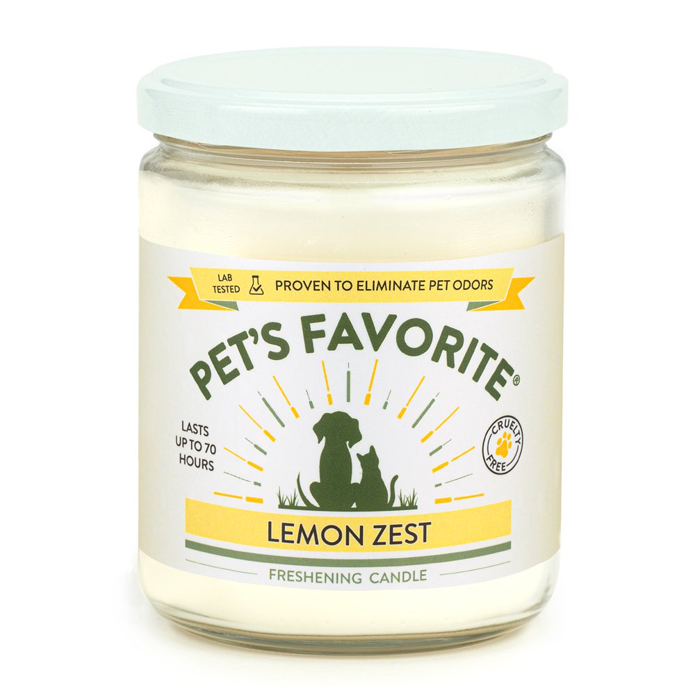 Pet's Favorite Lemon Zest Candle Shop Air Fresheners & Candles at HEB
