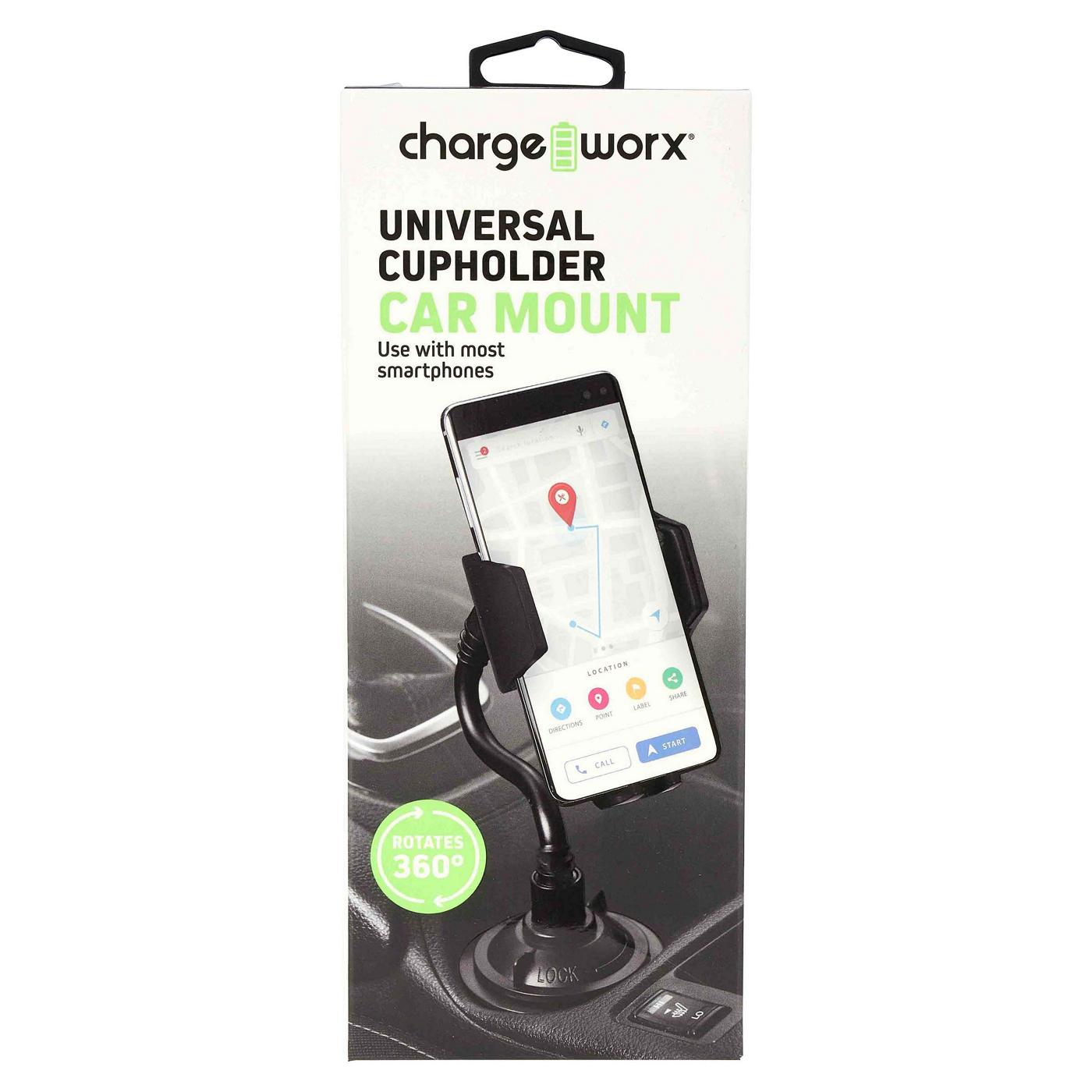 ChargeWorx Universal Cup Holder Phone Car Mount Shop Car accessories