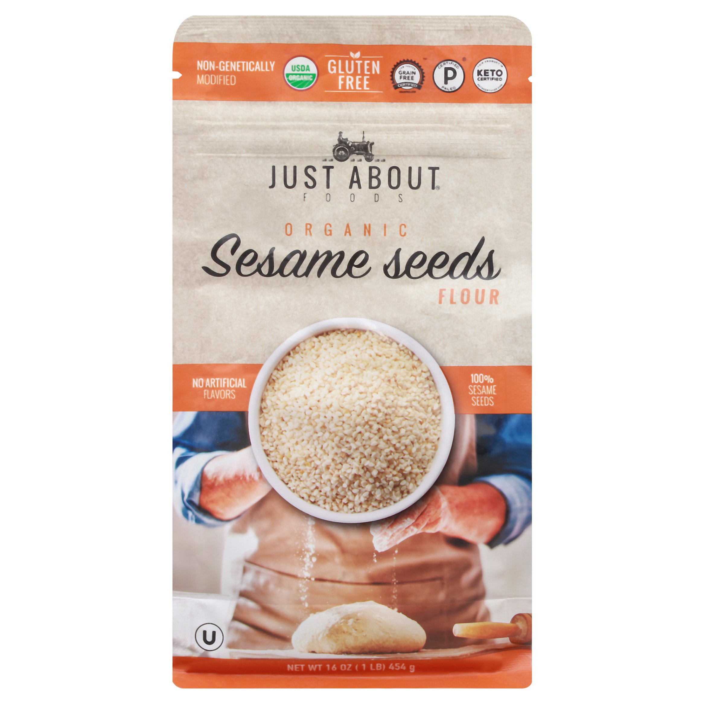 Just About Foods Organic Sesame Seeds Flour Shop Flour at HEB