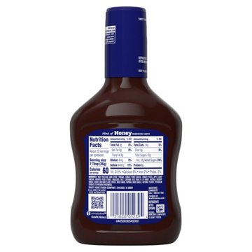 Kraft Slow Simmered Sweet Honey Barbecue Sauce, 28 oz