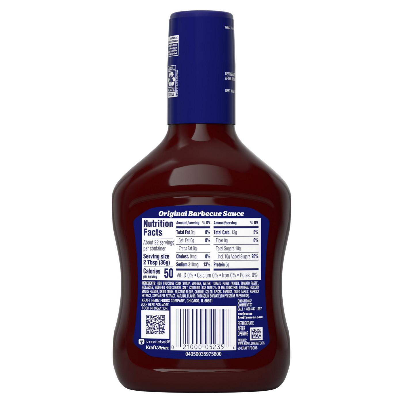 Kraft Original Slow-Simmered Barbecue Sauce & Dip; image 2 of 4