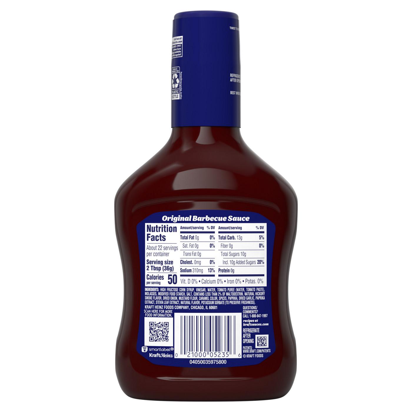 Kraft Original Slow-Simmered Barbecue Sauce And Dip; image 2 of 4