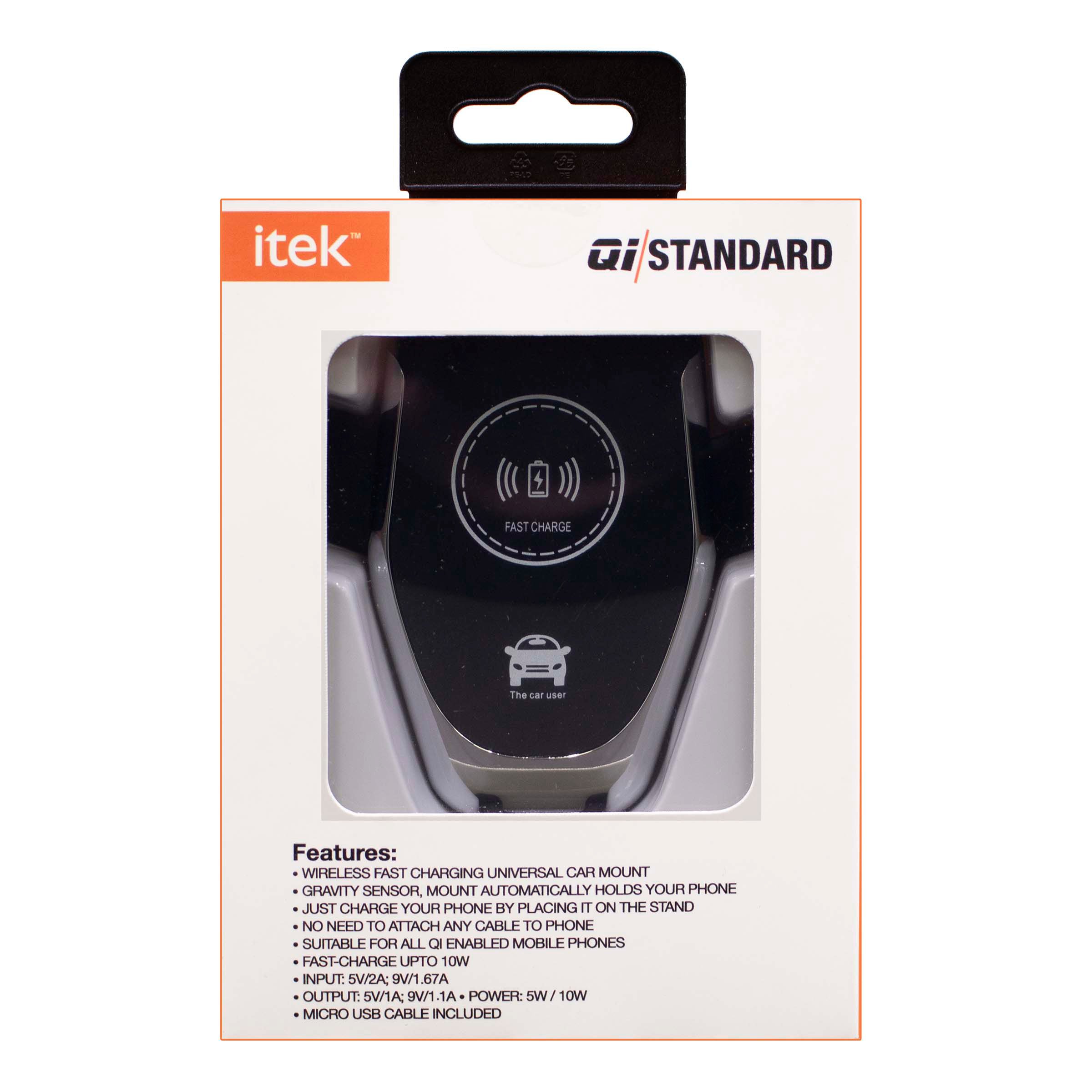 Itek Fast Charging Wireless Car Mount
