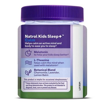 Natrol Kids Sleep +Calm Gummies - Strawberry, 60 ct