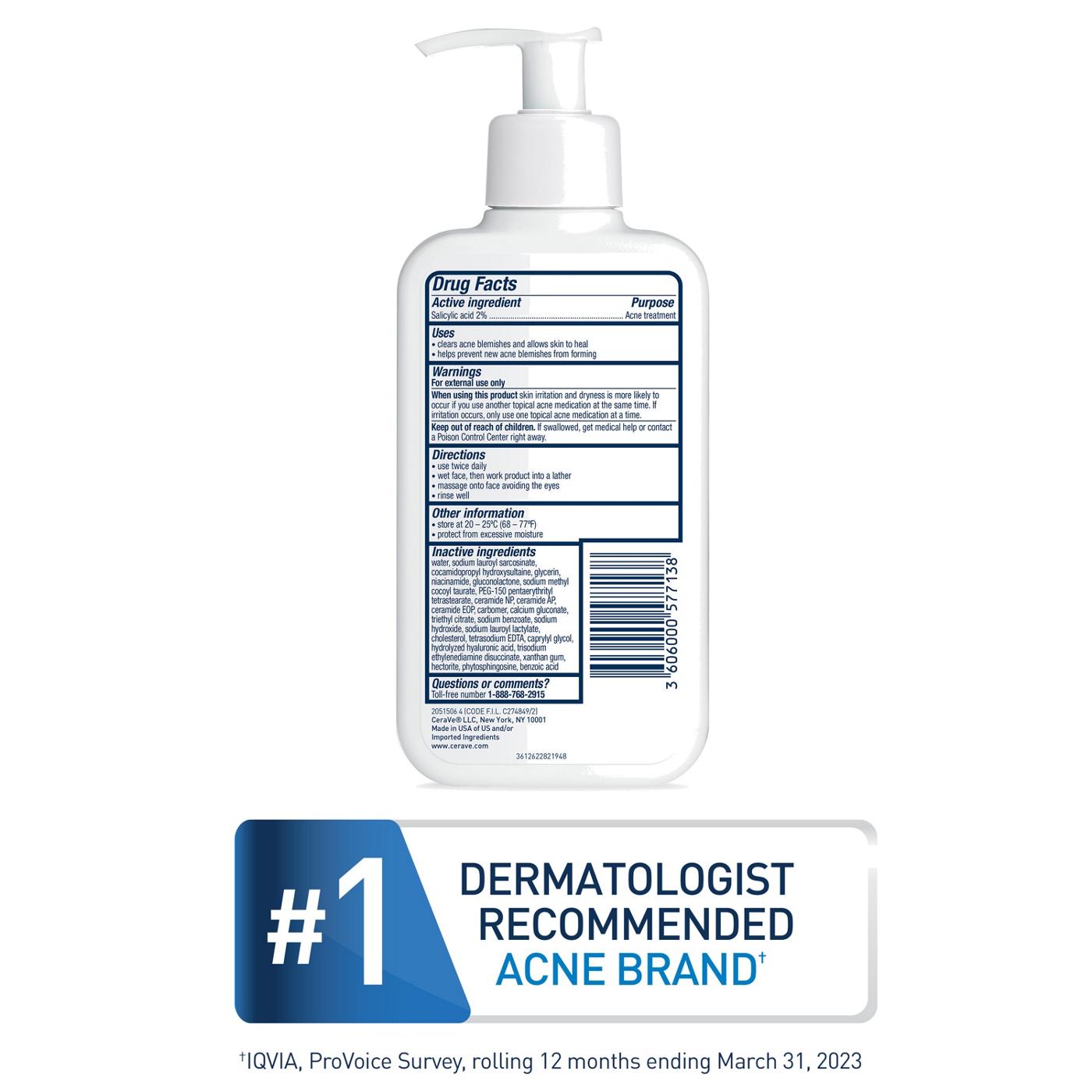 CeraVe Acne Control Cleanser; image 4 of 7