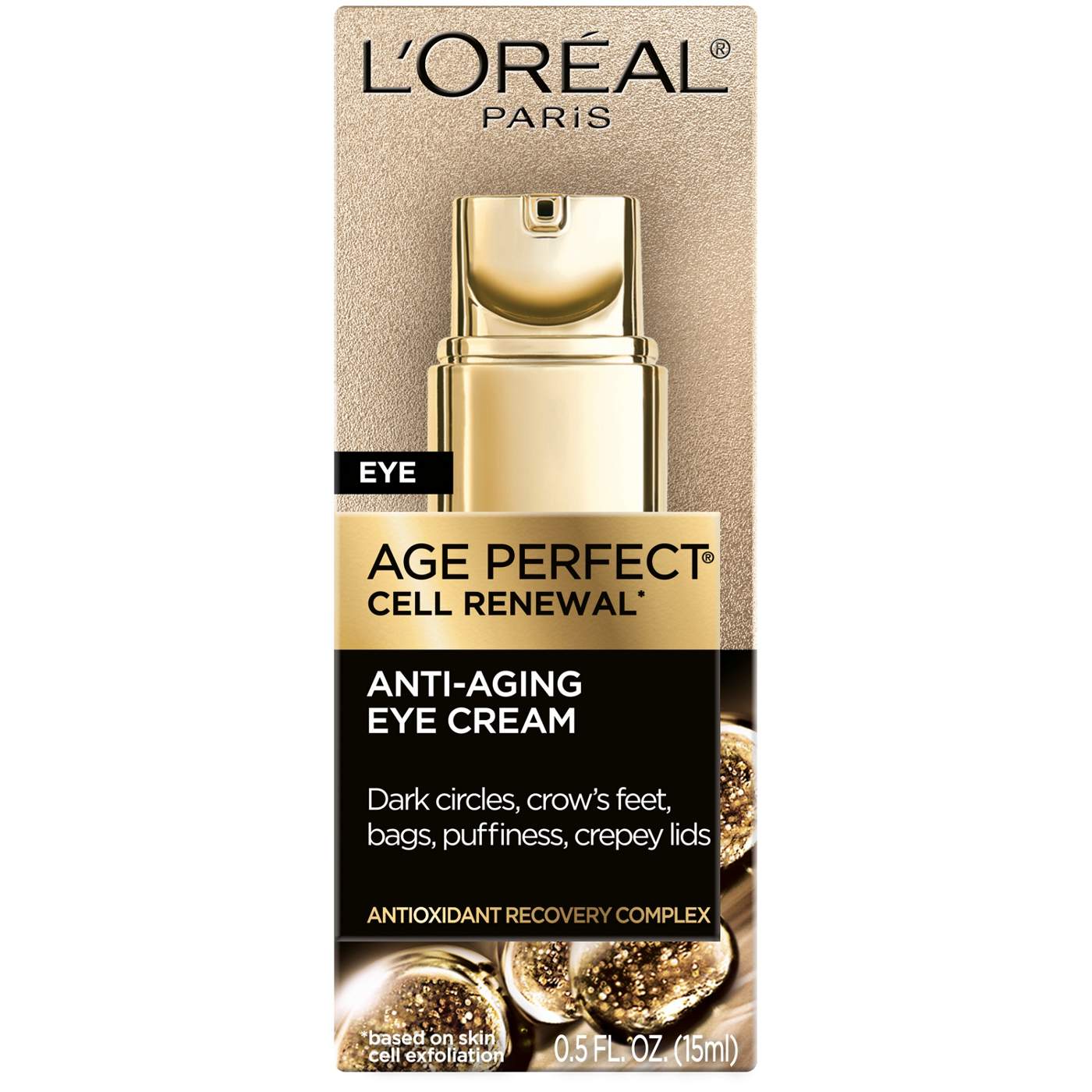 L'Oréal Paris Age Perfect Cell Renewal Anti-Aging Eye Cream Treatment; image 1 of 6