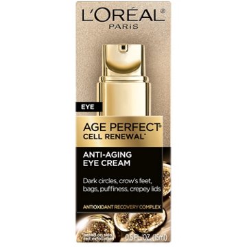 L'Oréal Paris Age Perfect Cell Renewal Anti-Aging Eye Cream Treatment, 0.5 oz