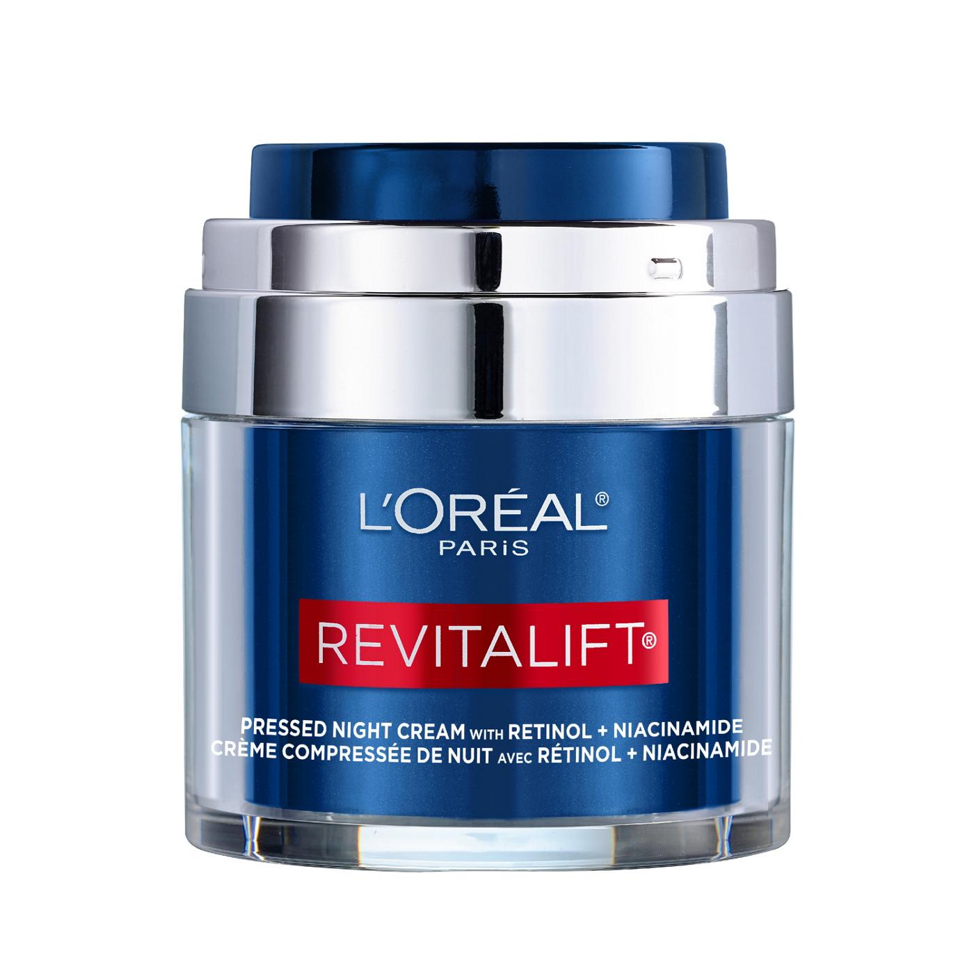 L'Oréal Paris Revitalift Pressed Night Moisturizer with Retinol, Niacinamide; image 2 of 5