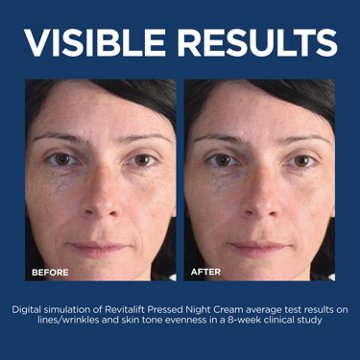 L'Oréal Paris Revitalift Pressed Night Moisturizer with Retinol, Niacinamide