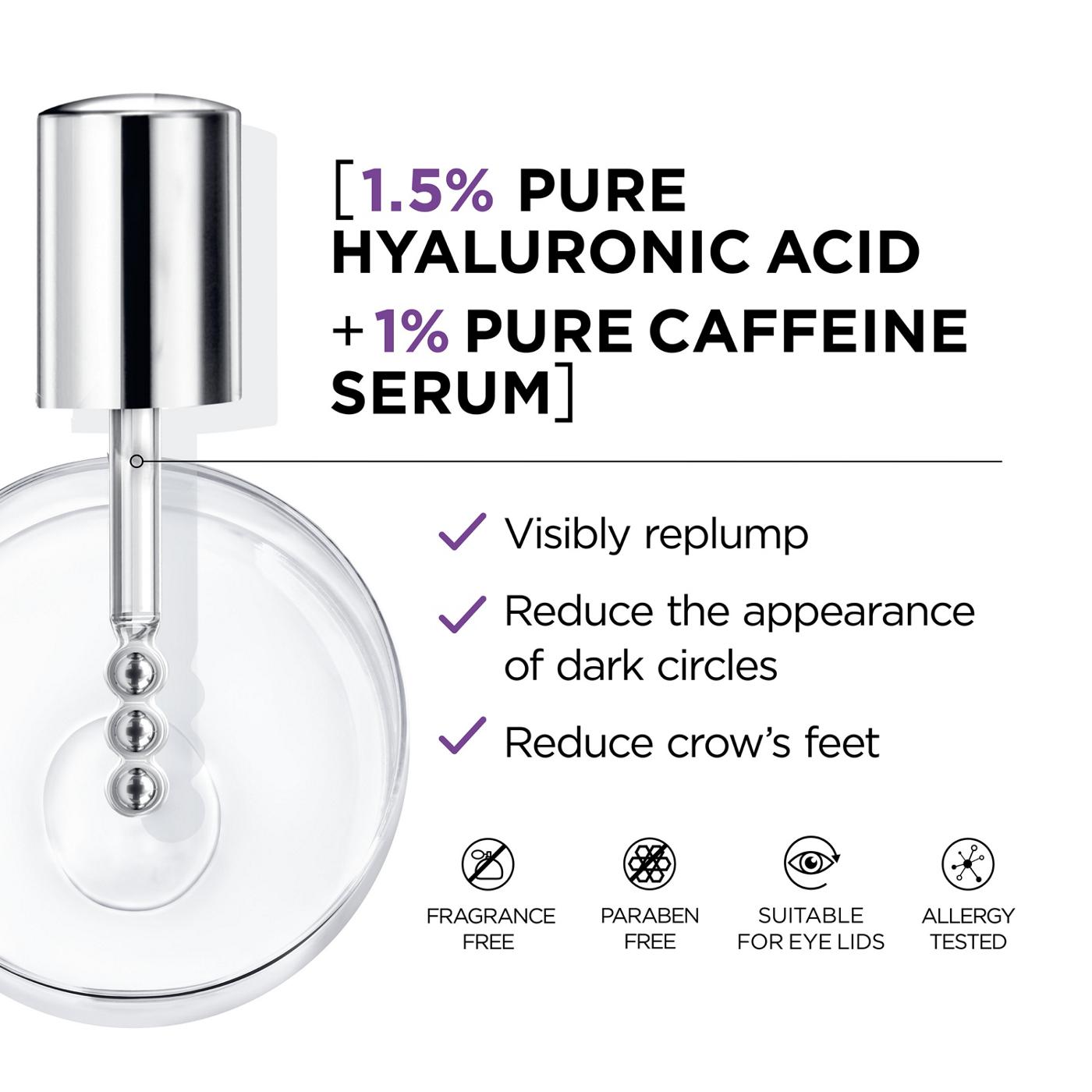 L'Oréal Paris Revitalift Derm Intensives Hyaluronic Caffeine Eye Serum; image 2 of 9