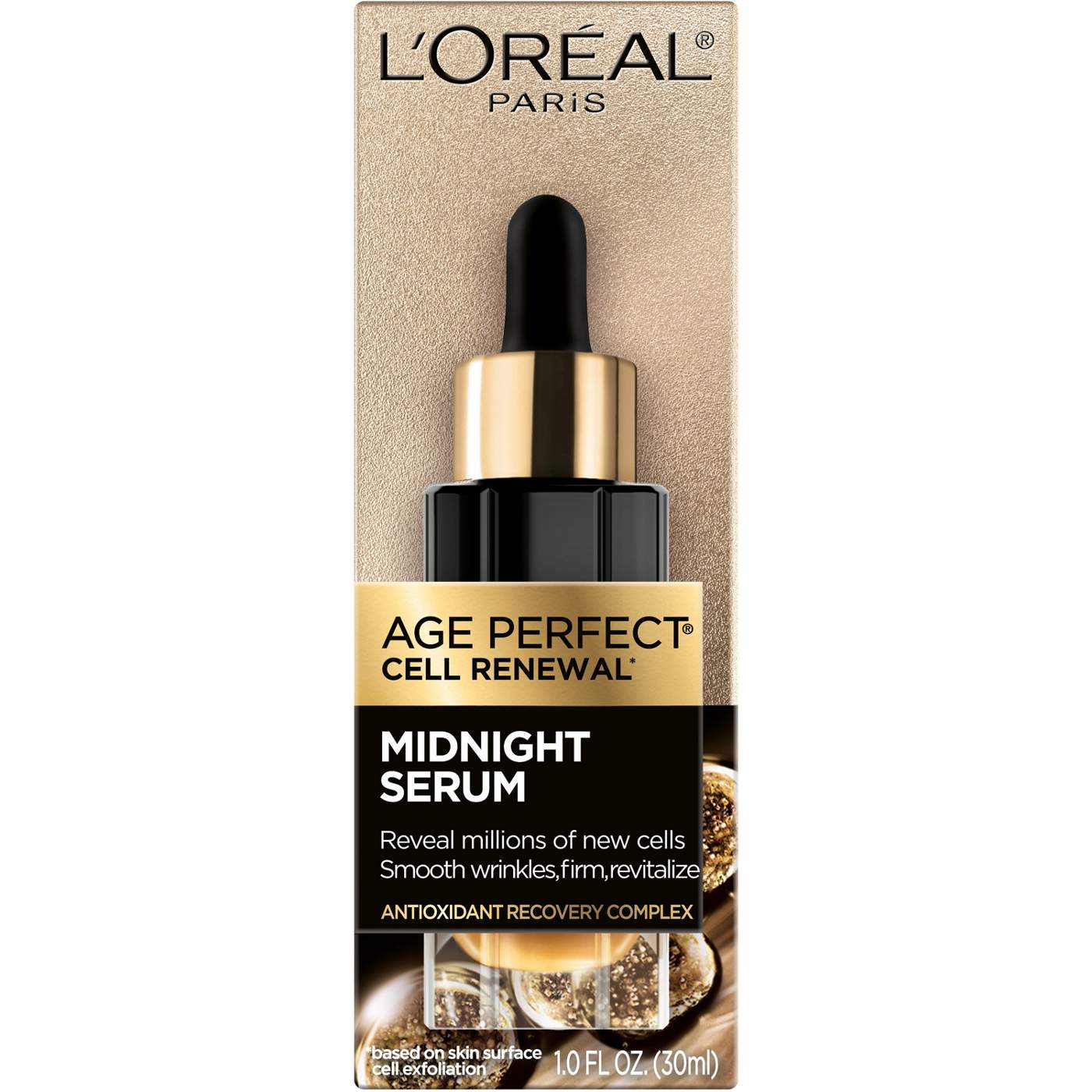 L'Oréal Paris Age Perfect Cell Renewal Midnight Serum Anti-Aging Complex; image 1 of 9