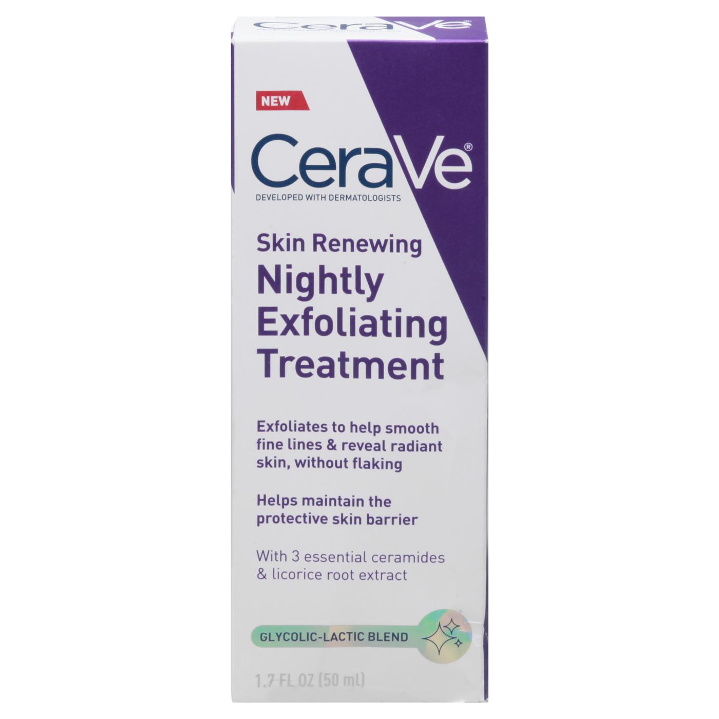 CeraVe Skin Renewing Nightly Exfoliating Treatment; image 1 of 2