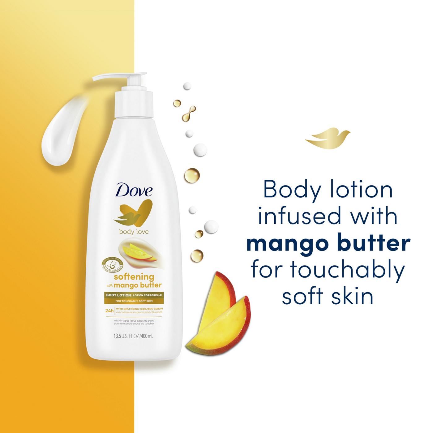 Dove Body Love Mango & Almond Butter Glowing Care Body Lotion; image 8 of 11