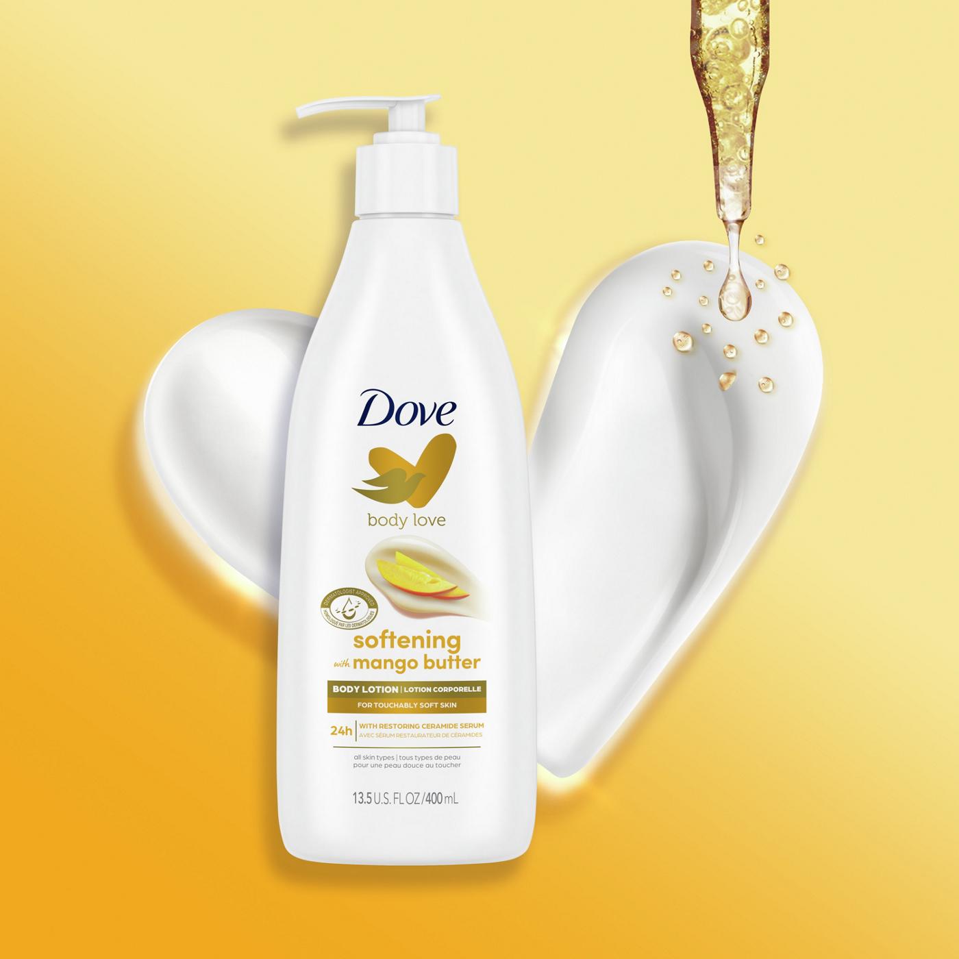 Dove Body Love Mango & Almond Butter Glowing Care Body Lotion; image 6 of 8
