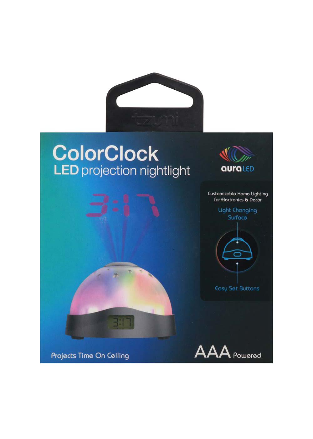 Tzumi ColorClock LED Projection Nightlight; image 1 of 2