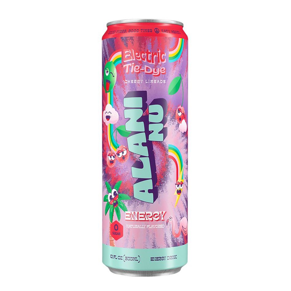 Alani Nu Electric Tie Dye Cherry Limeade Energy Drink Shop Sports & Energy Drinks at HEB