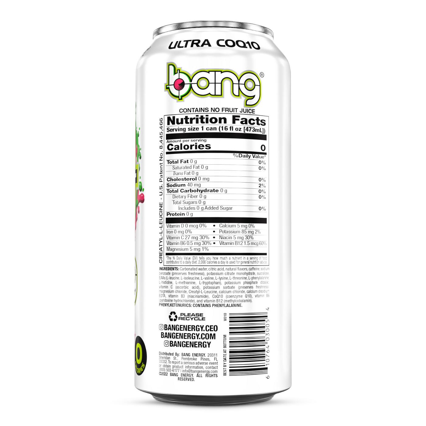 Bang Energy Drink - Wyldin' Watermelon; image 3 of 3
