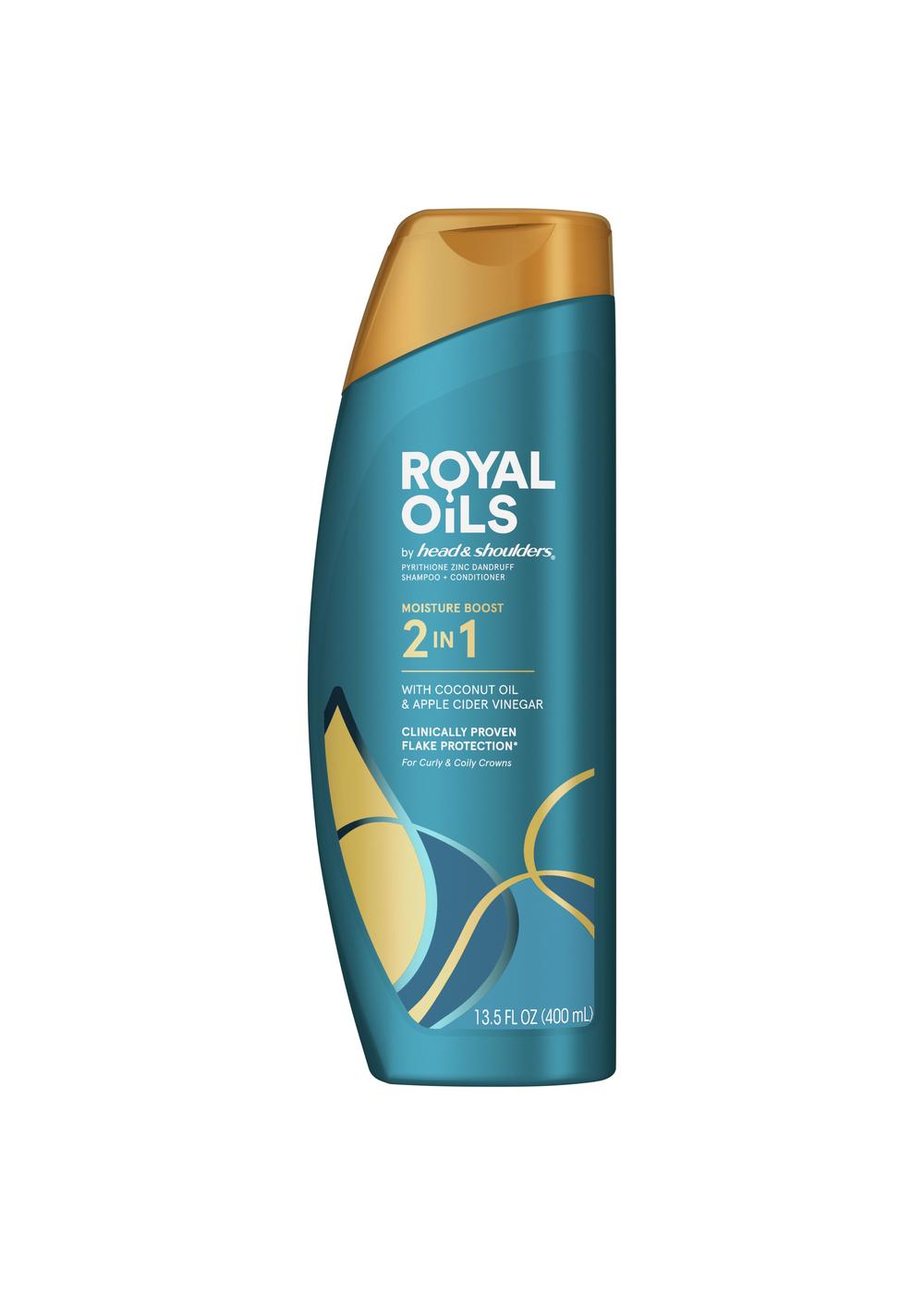 Head & Shoulders Royal Oils Moisture Boost Shampoo + Conditioner Coconut Oil & Apple Cider