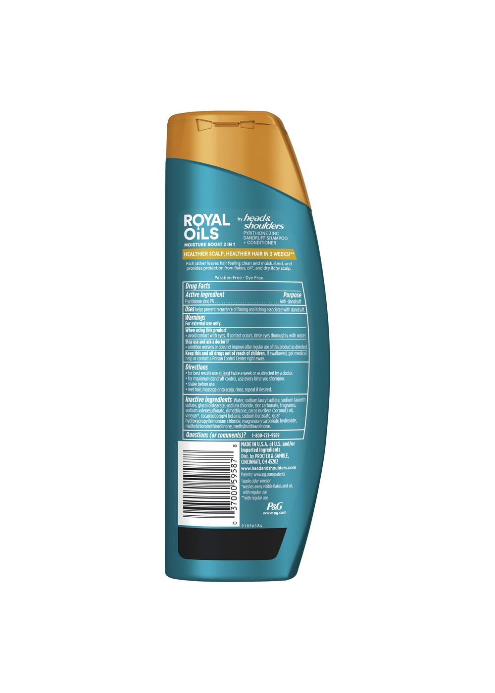 Head & Shoulders Royal Oils Moisture Boost Shampoo + Conditioner