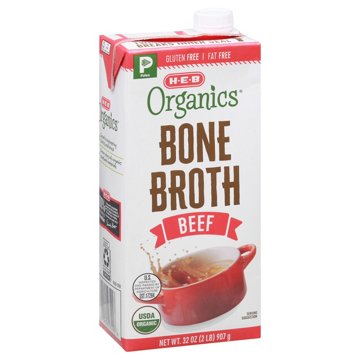 H-E-B Organics Beef Bone Broth, 32 oz