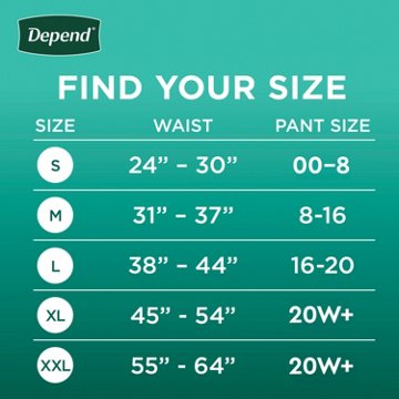 Depend Fresh Protection Women's Adult Incontinence Underwear, XXL, Blush, 22 ct