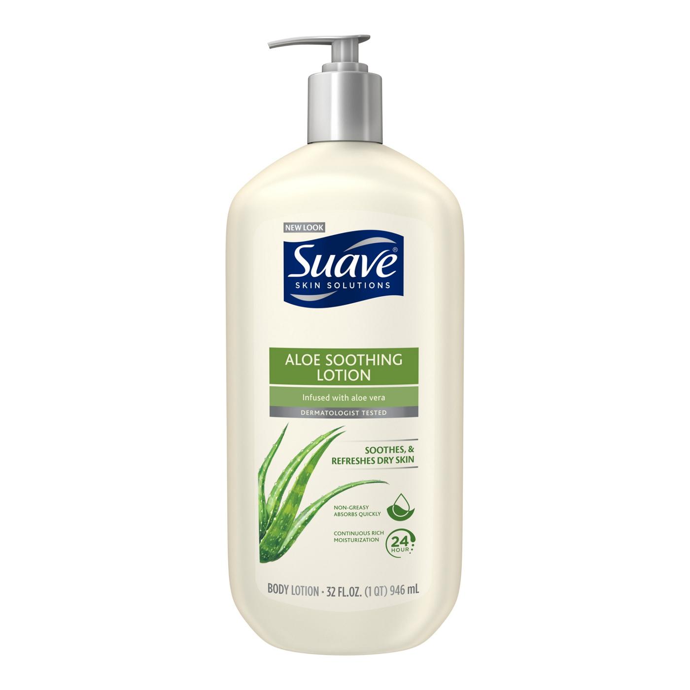 Suave Skin Solutions Soothing with Aloe Body Lotion; image 1 of 3