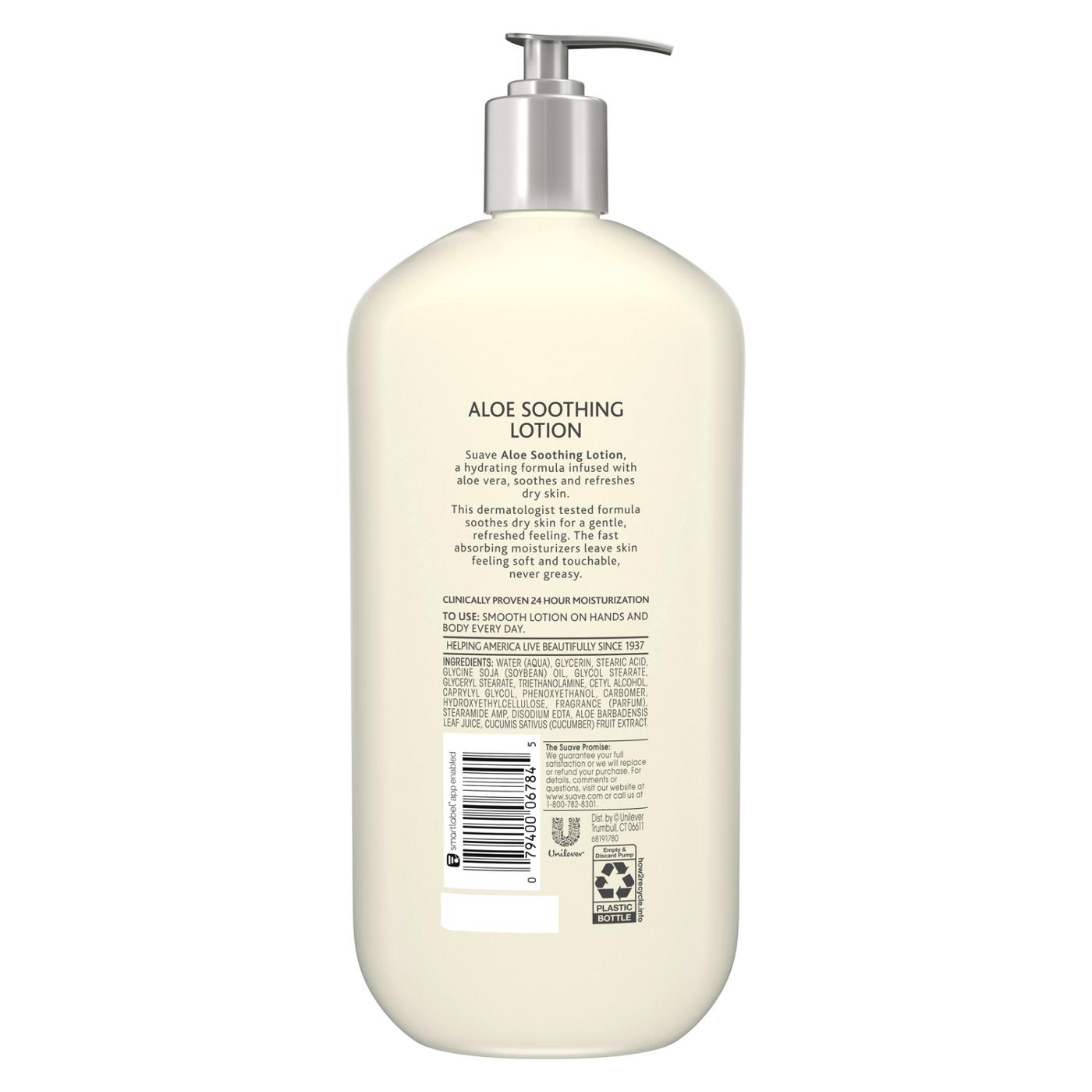 Suave Skin Solutions Soothing with Aloe Body Lotion; image 2 of 3