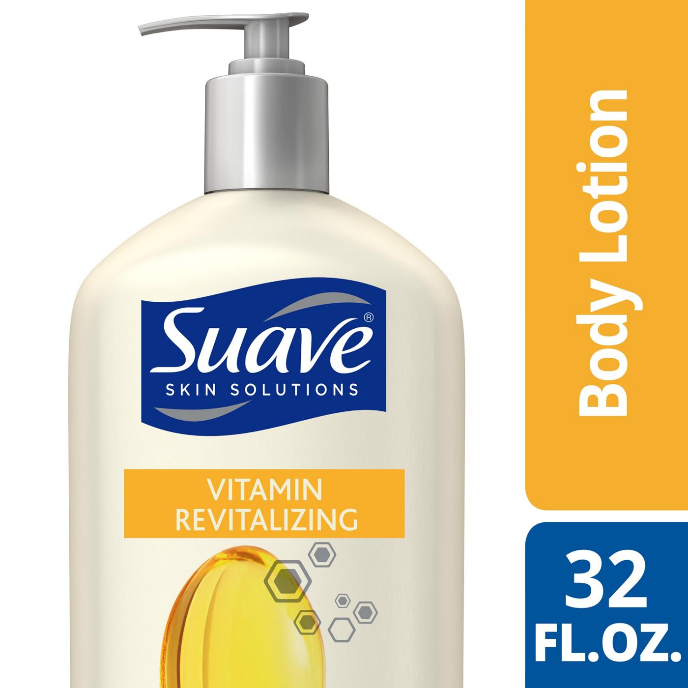 Suave Skin Solutions Revitalizing with Vitamin E Body Lotion; image 3 of 3