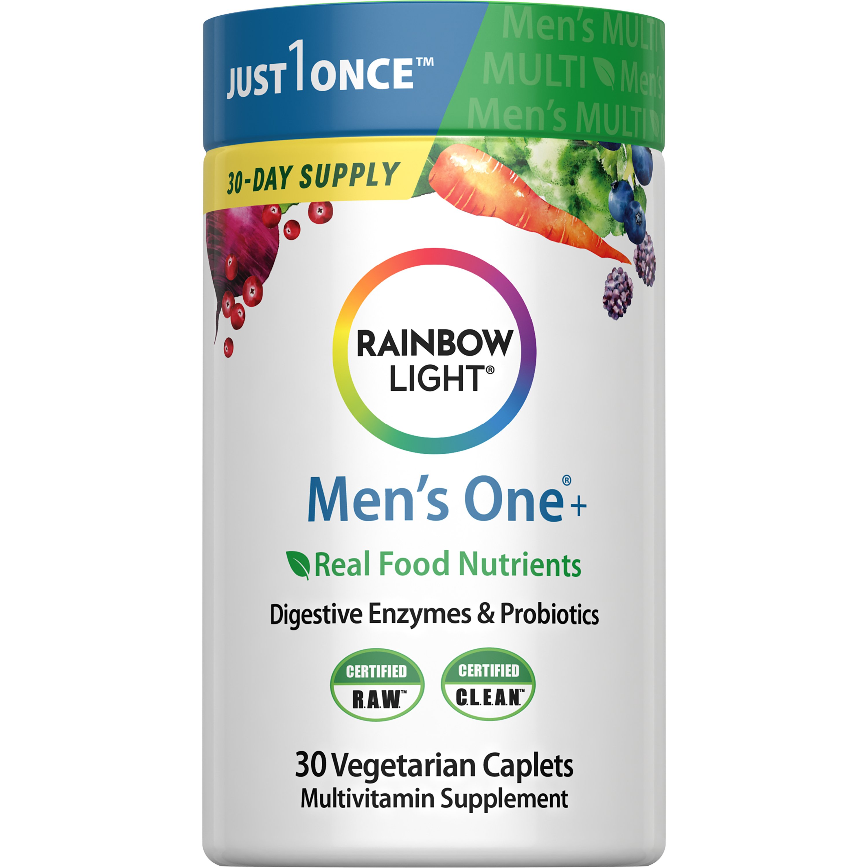 Rainbow Light Men's One Daily Multivitamin Tablets, 30 ct