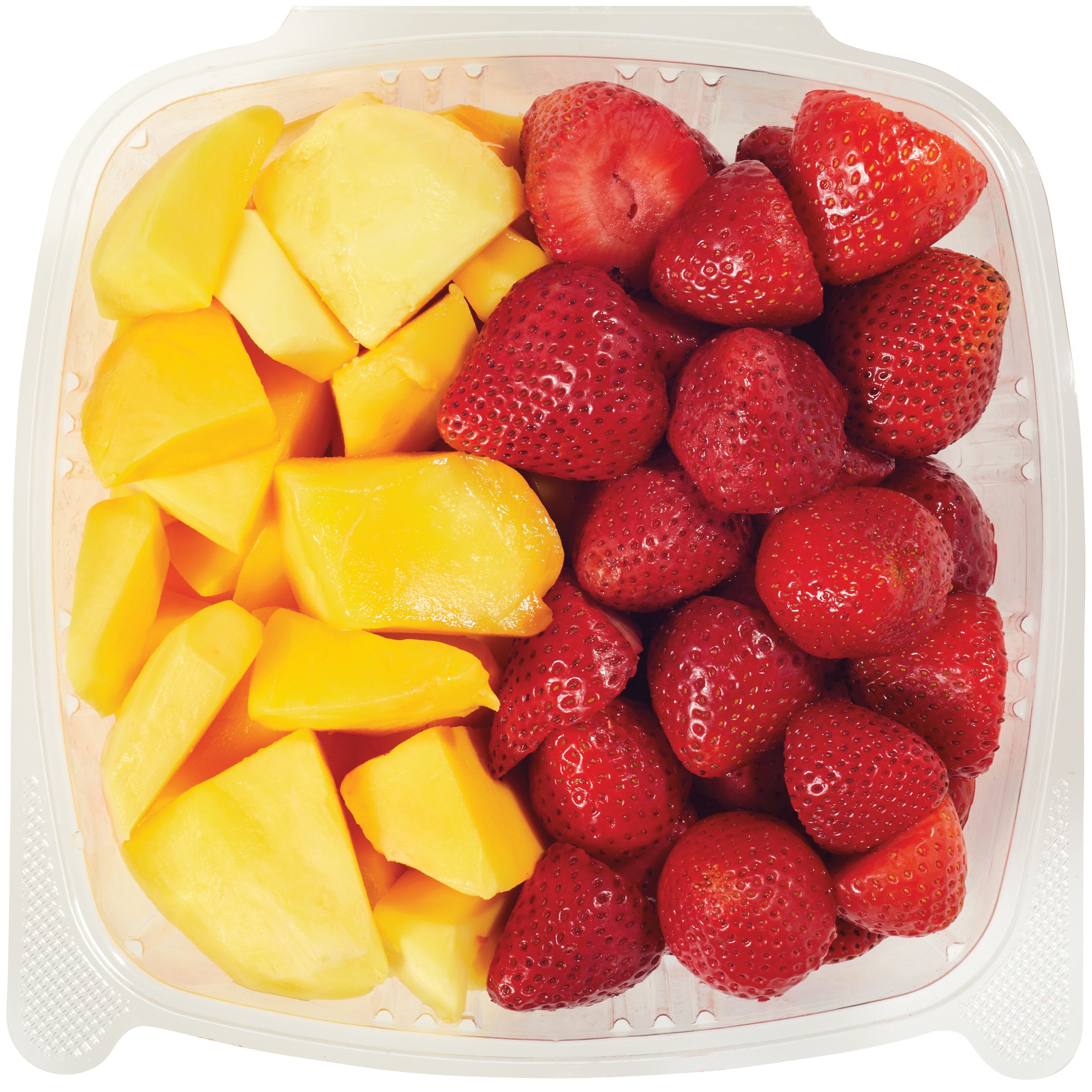 H-e-b Fresh Cut Mango & Strawberries - Extra Large - Shop Mixed Fruit 