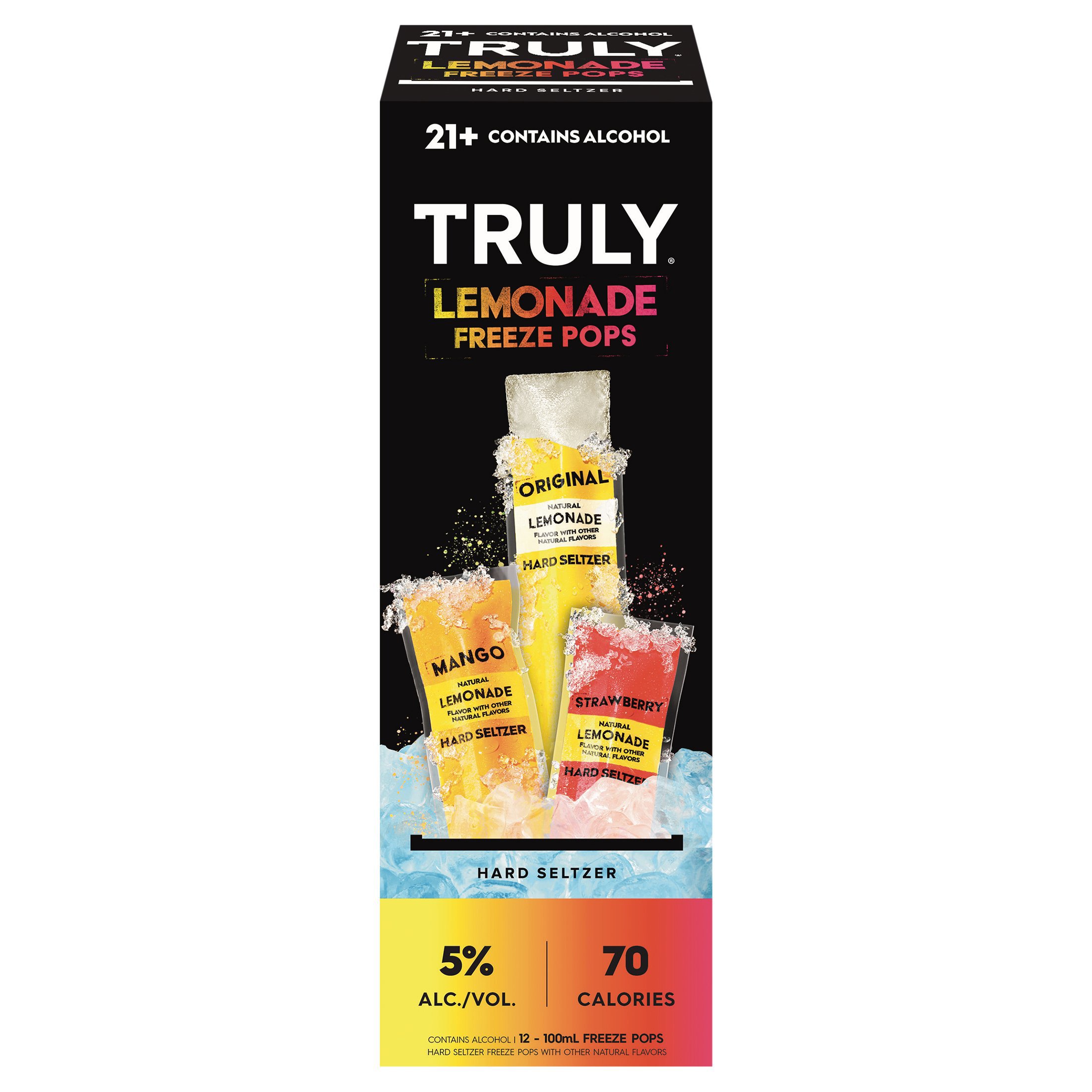 Truly Spiked Lemonade Freeze Pops Shop Malt beverages & coolers at HEB