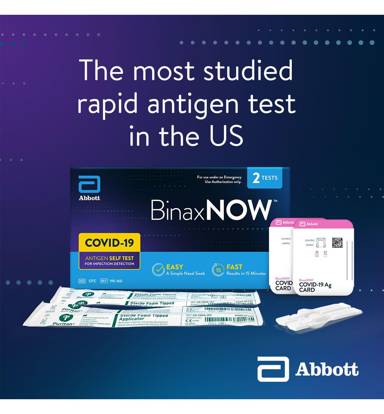 Abbott COVID-19 Antigen Self Test Kit; image 8 of 12