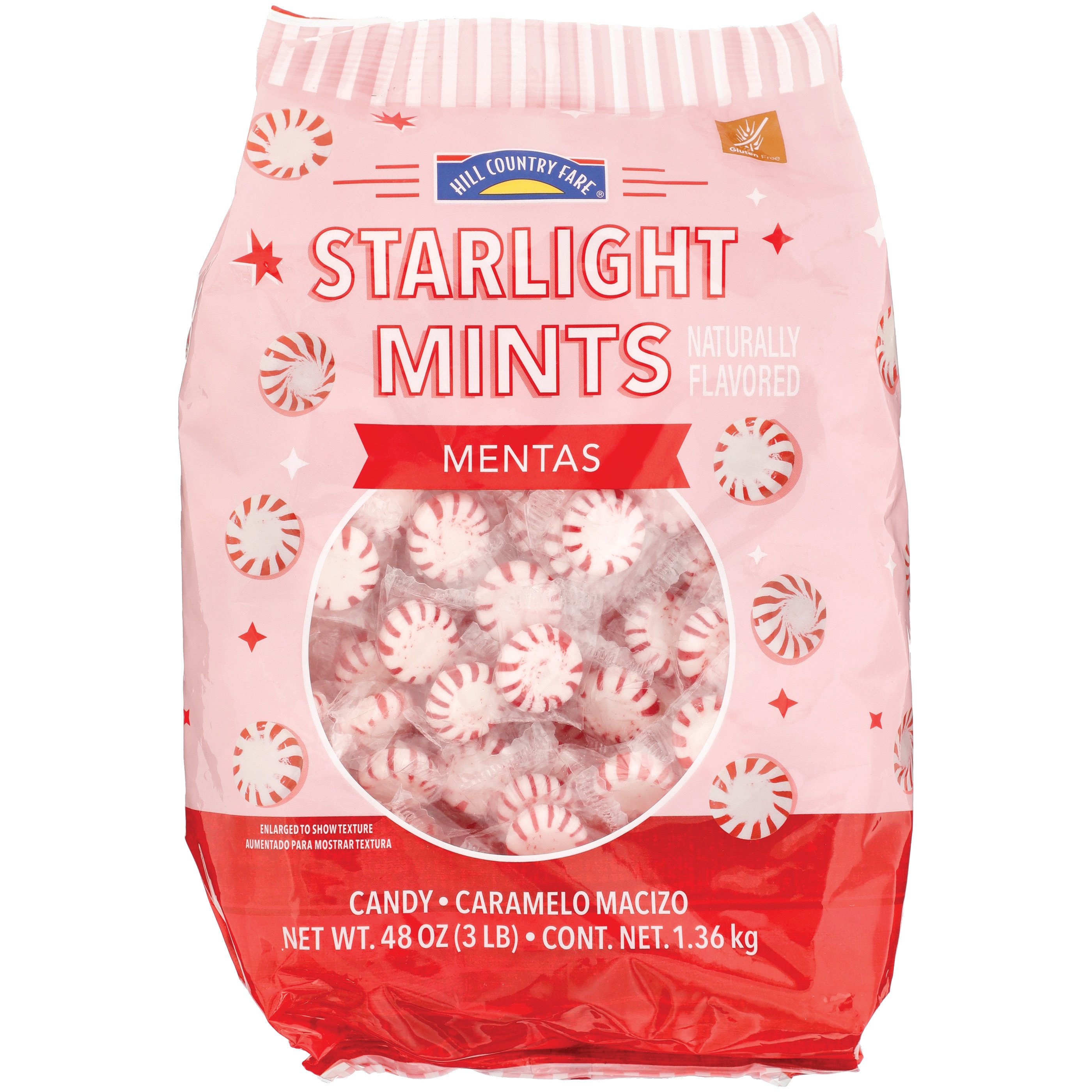 Hill Country Fare Peppermint Starlight Mints - Shop Gum & mints at H-E-B