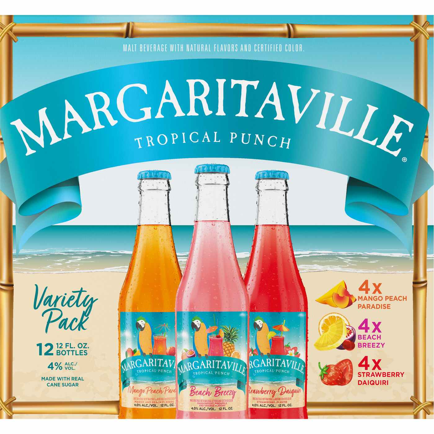 Margaritaville Tropical Punch Variety Pack 12 oz Bottles Shop Malt