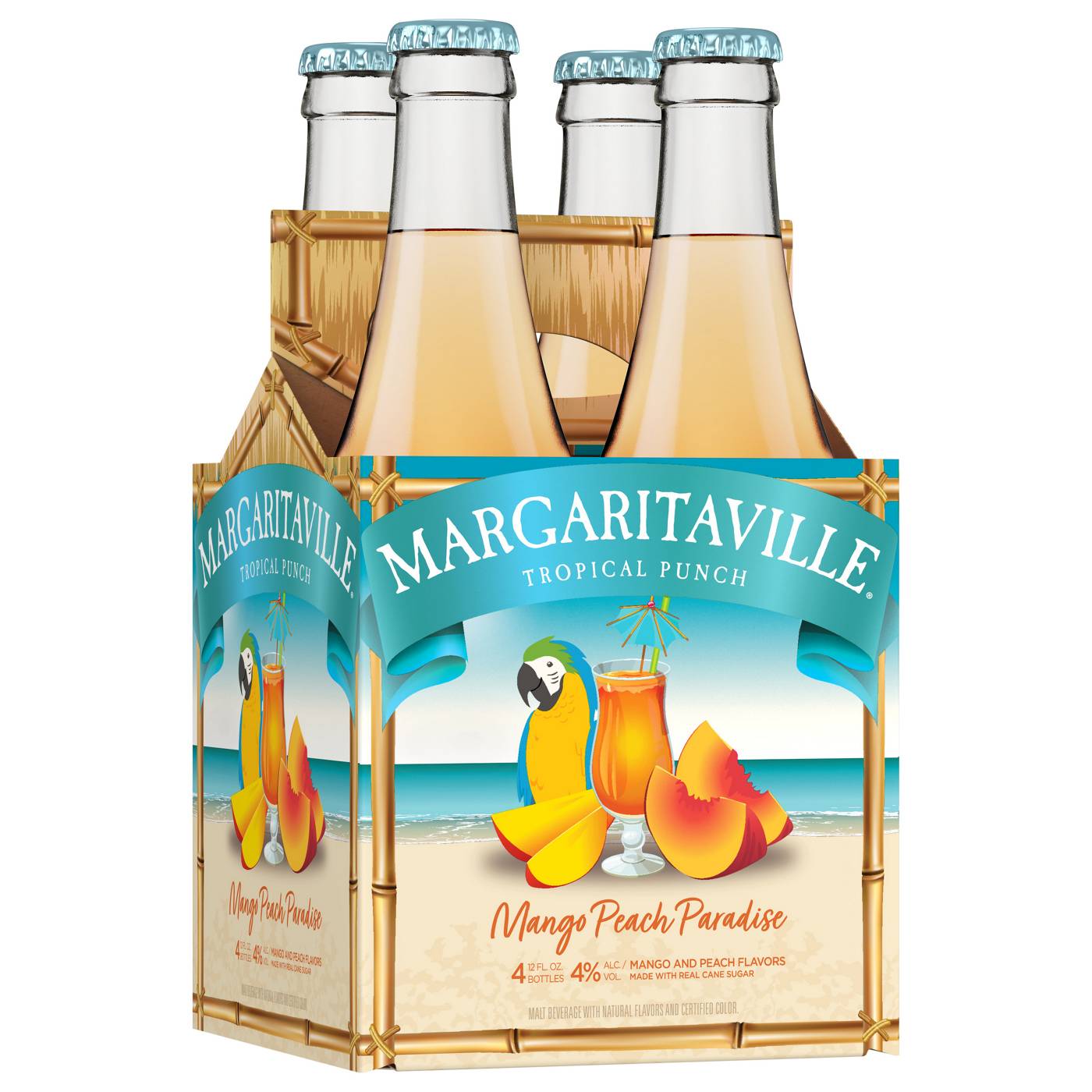 Margaritaville Tropical Punch Mango Peach Paradise 12 oz Bottles; image 1 of 2