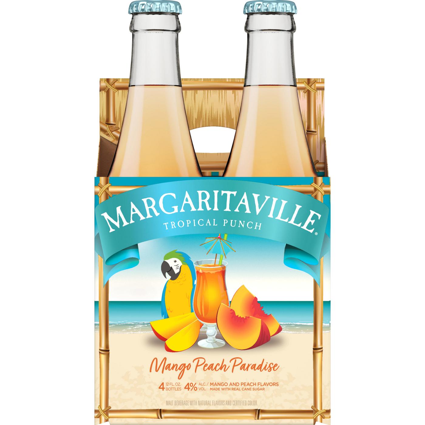 Margaritaville Tropical Punch Mango Peach Paradise 12 oz Bottles; image 2 of 2