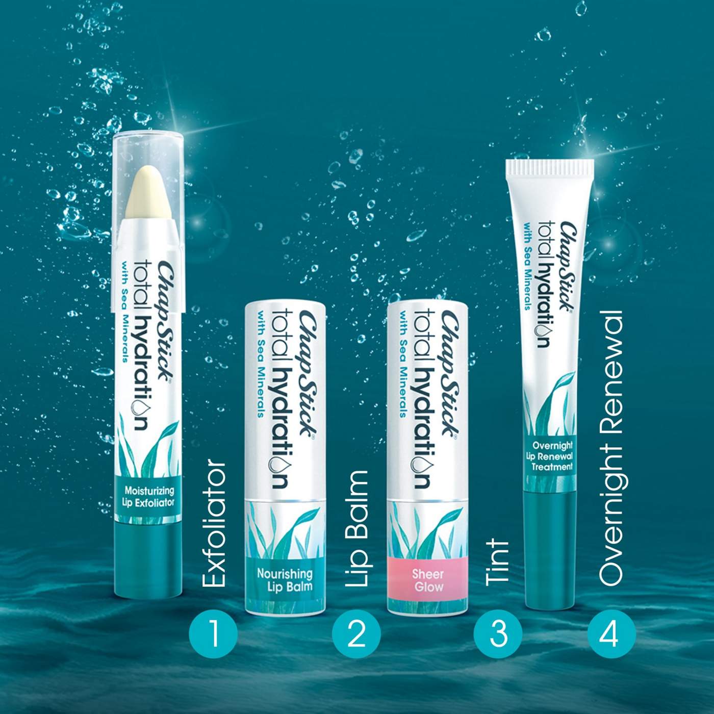 Chapstick Total Hydration With Sea Minerals Sheer Glow Tinted Lip Balm; image 6 of 6