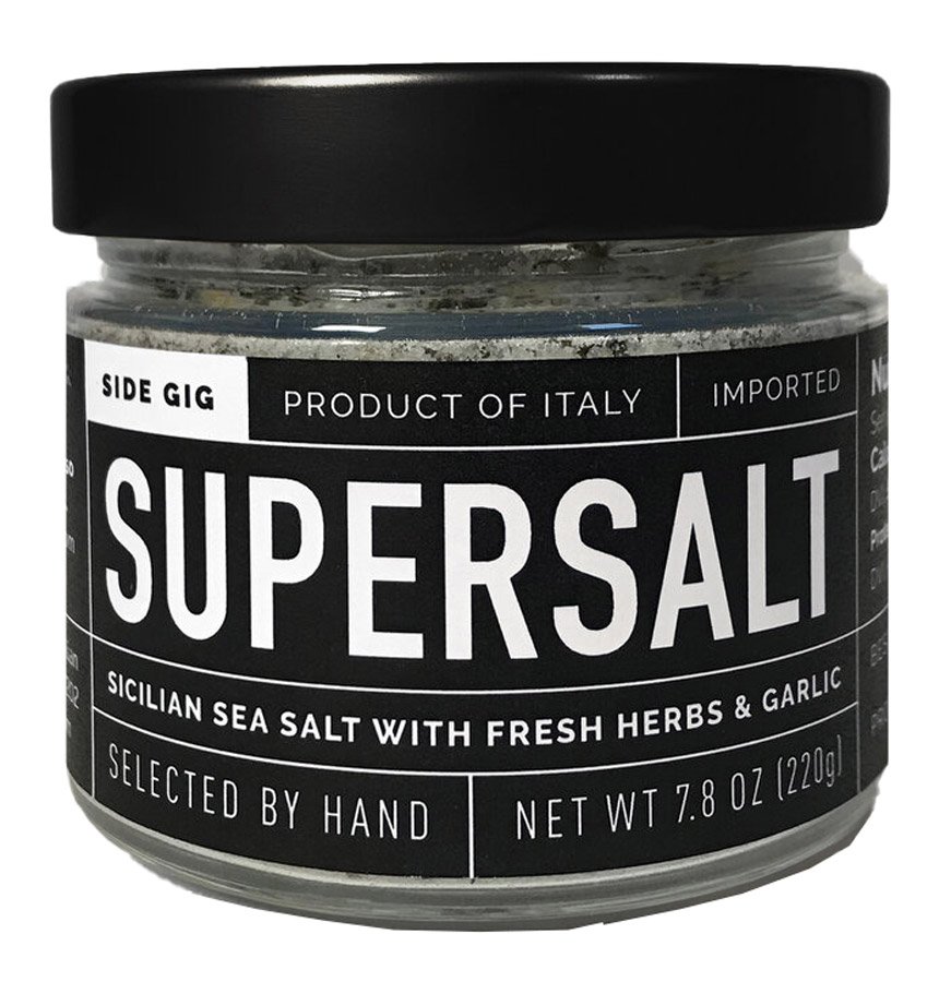 Side Gig Supersalt With Fresh Herbs and Garlic Sea Salt, 7.8 oz ...