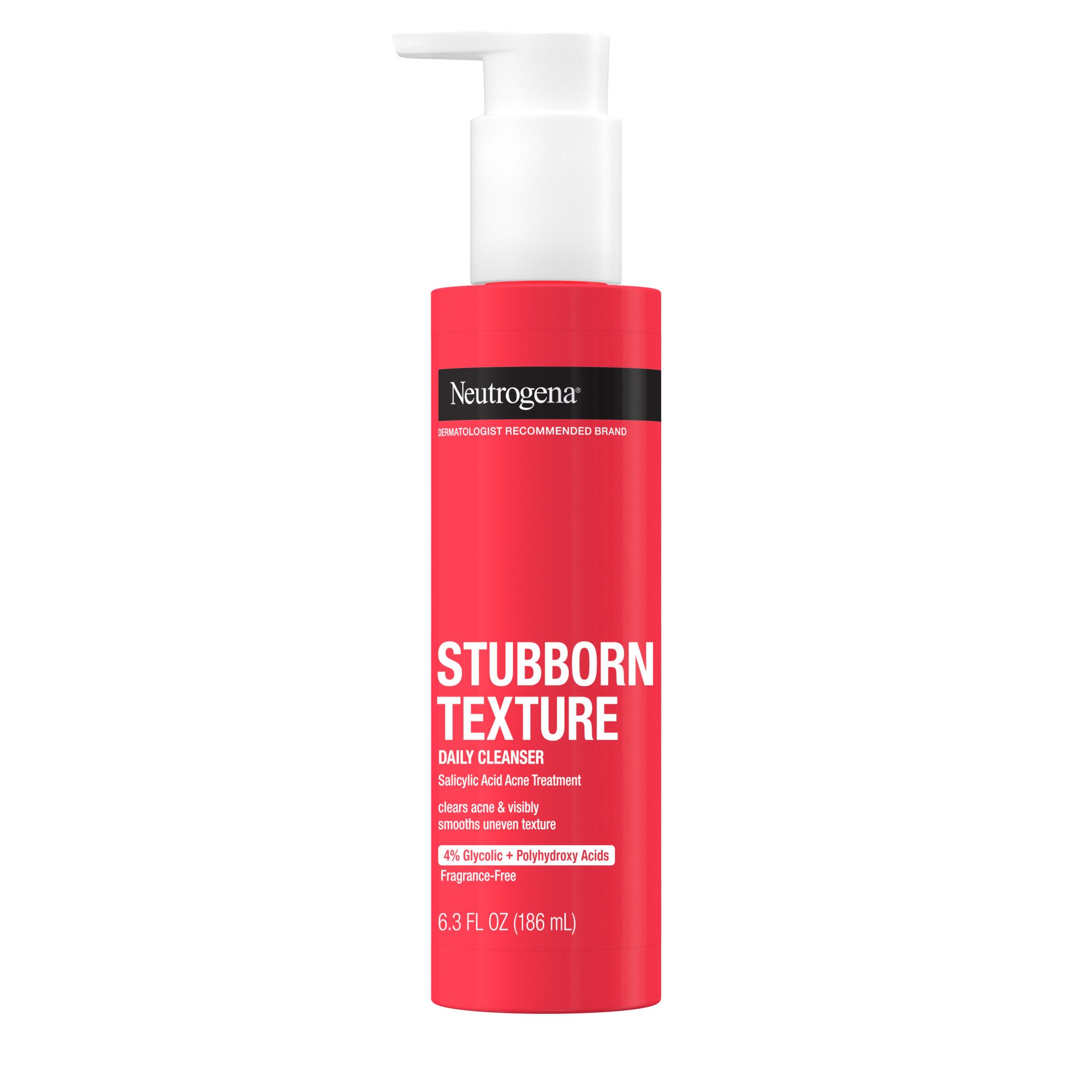 Neutrogena Stubborn Texture Daily Cleanser, Salicylic Acid - Shop Facial  Cleansers & Scrubs at H-E-B